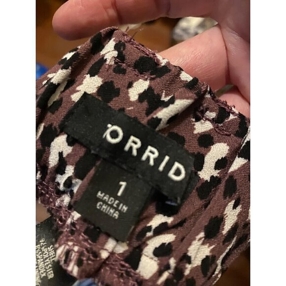 Torrid Women's Plus Size Pull On Taper Stretch Crepe High Rise Pants - 1XL - Picture 16 of 16